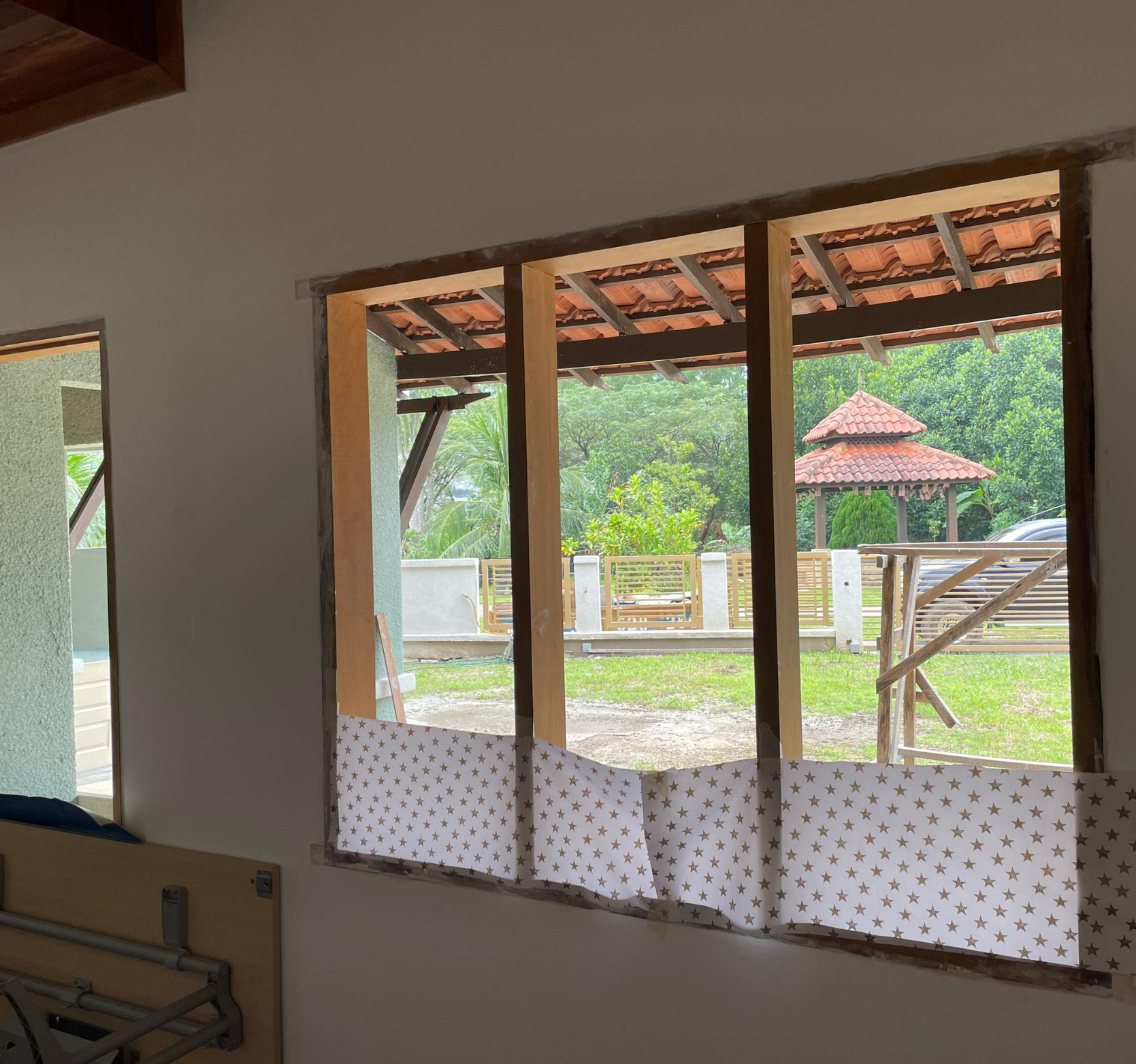 Chengal Wood - Customised Window Frame