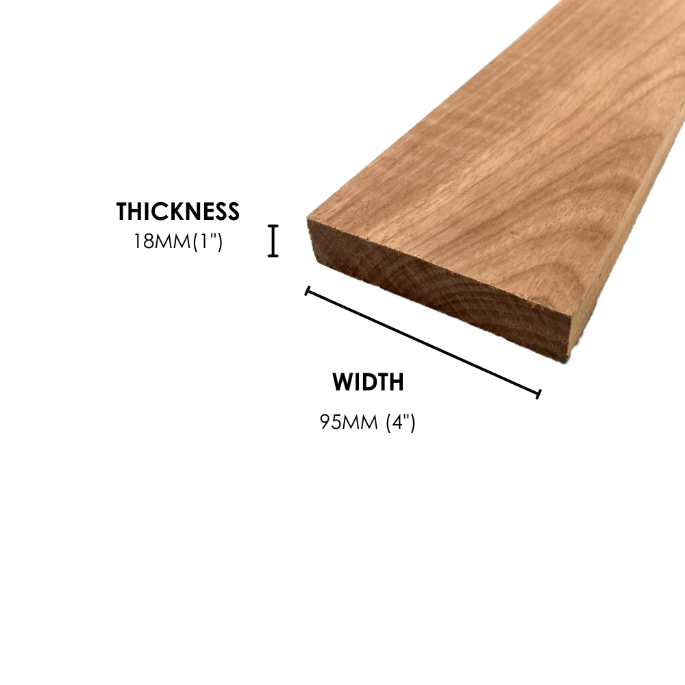 Solid Wood - 18mm x 95mm (1" x 4")