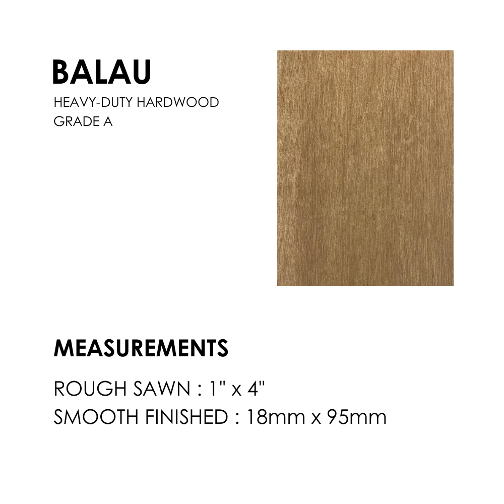 Balau Wood - 18mm x 95mm