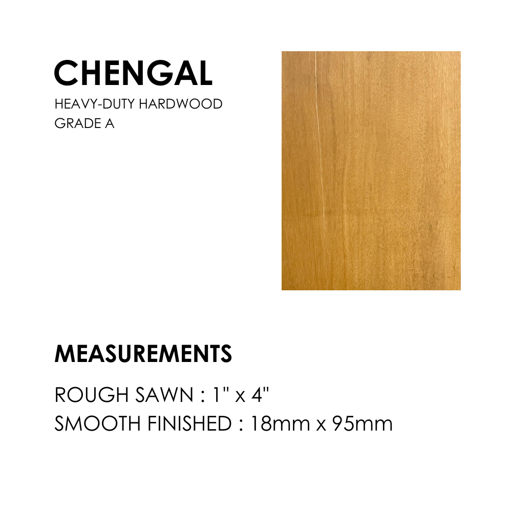 Chengal Wood - 18mm x 95mm 