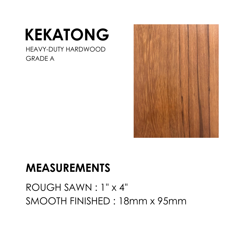 Kekatong Wood - 18mm x 95mm