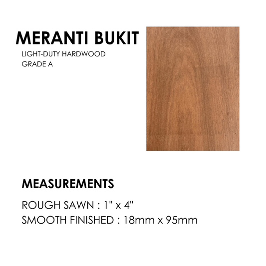 Meranti Bukit Wood - 18mm x 95mm