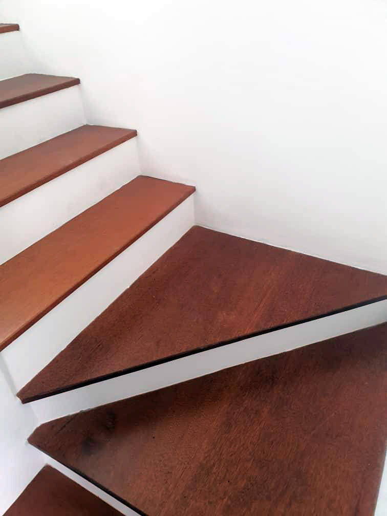 Merbau Wood - Staircase Winder